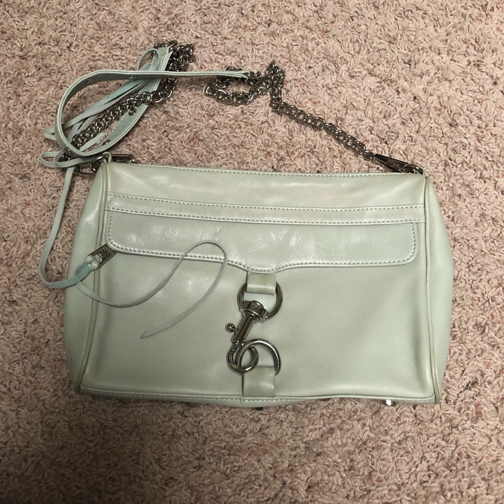 Mint classic Rebecca Minkoff cross body bag
